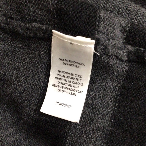 Cynthia Rowley Woman 1X merino wool cardigan long sweater - Picture 5 of 7